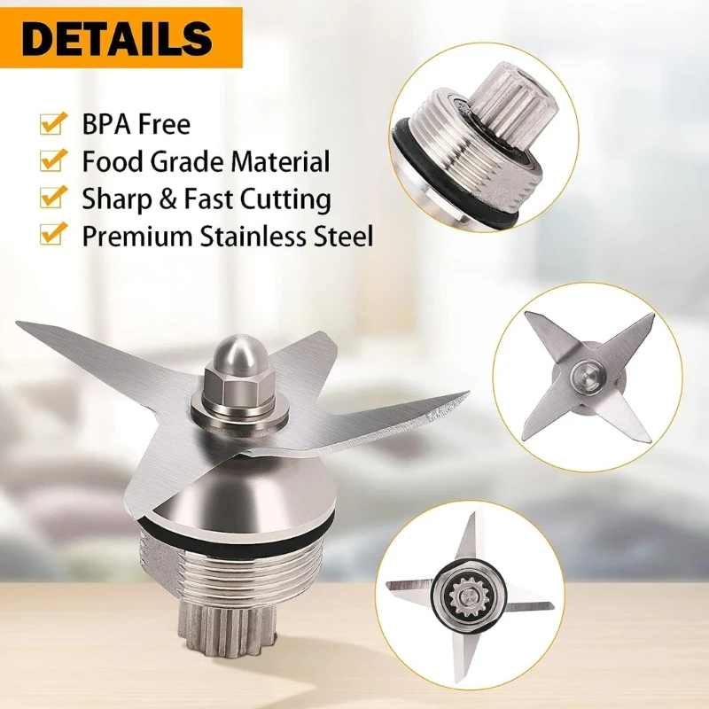 스테인레스 스틸 블레이드 플라스틱 렌치 블렌더 교체 부품 블렌더 어셈블리