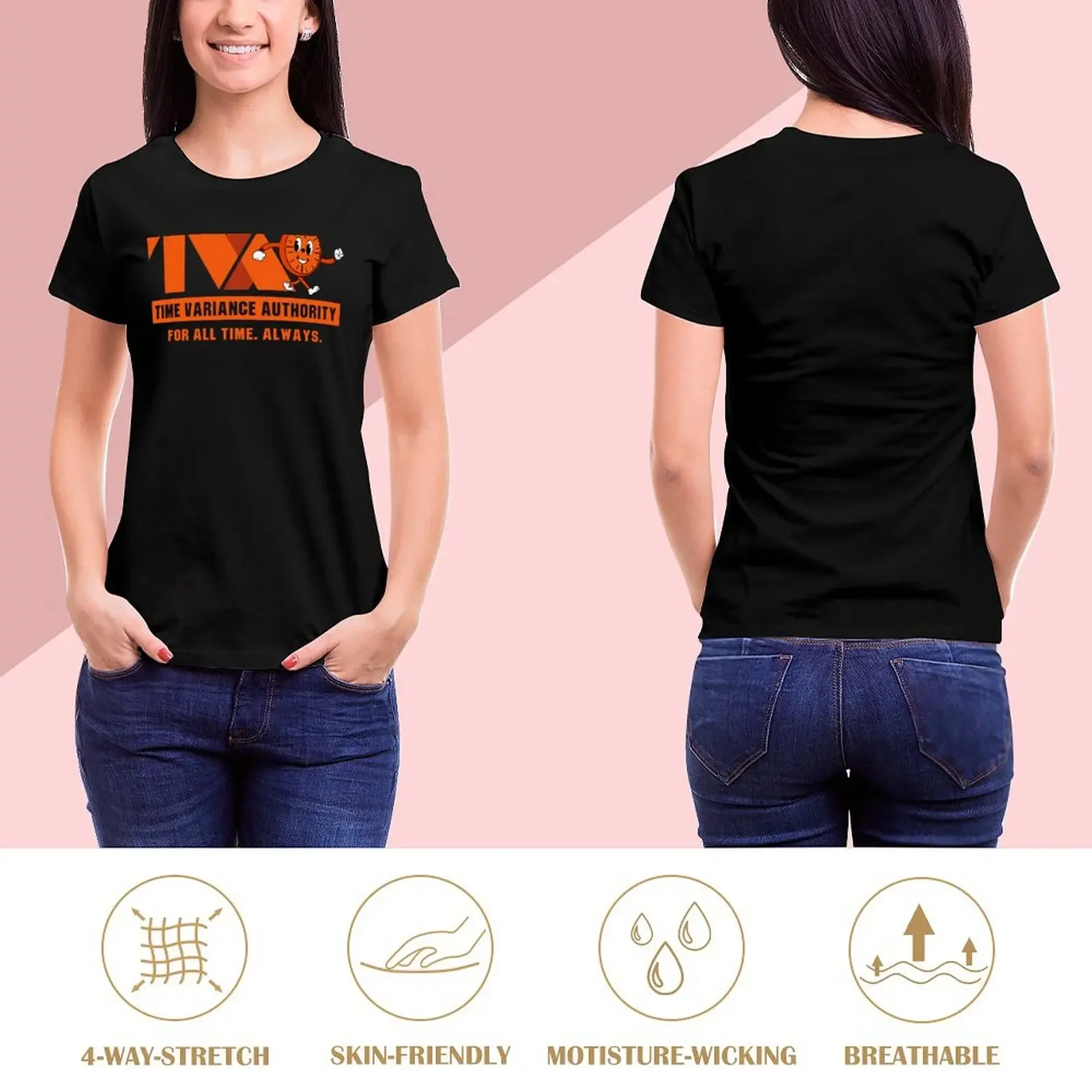 TVA Time Variance Authority Miss Minutes T-Shirt plain Short sleeve tee funny cute clothes T-shirt Women