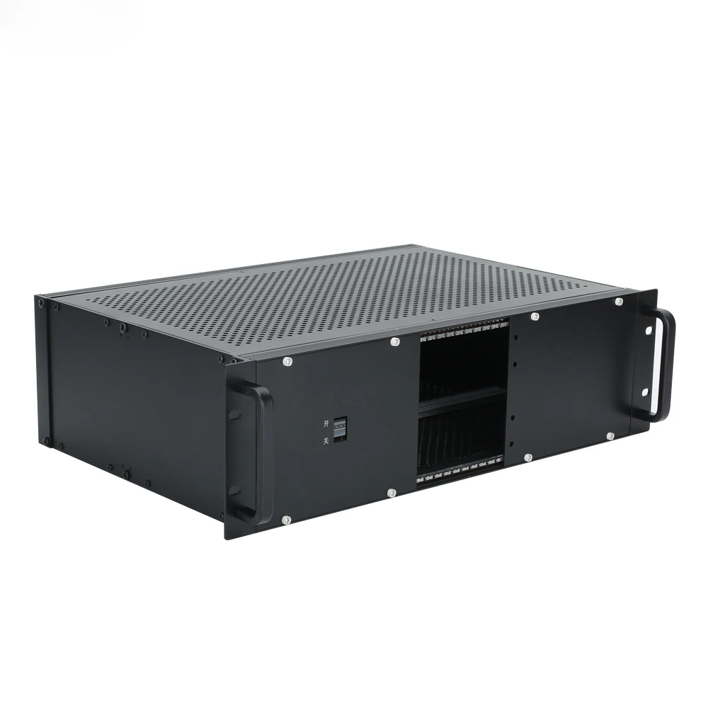 

IP54 Aluminum Housing Electronics Enclosures 19 Inch 3U Rack Instrument Chassis