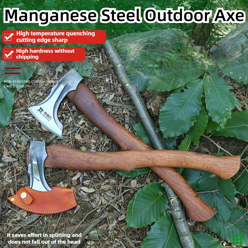 Multifunctional Outdoor Axe Steel Professional Hand Hatchet To Cut Firewood Ax Camping Supplies Tactical Axes Self Defence