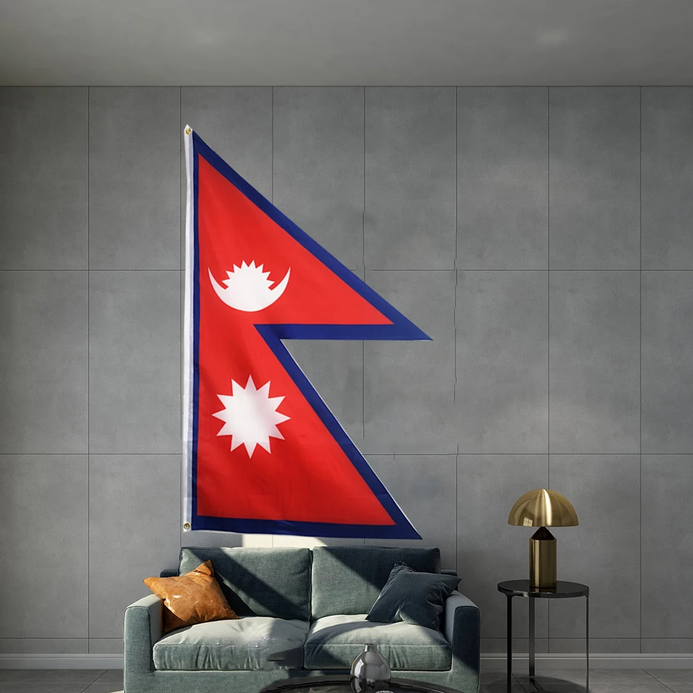 Nepal Asia National Flag All Over The World Country Banner  Material Object Photography Good Penetrability Advertising  Decro