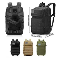 Casual Tactical Multislav Backpack Large Capacity Travel Fitness Outdoor Sports Computer Book Bag Training Storage Solution