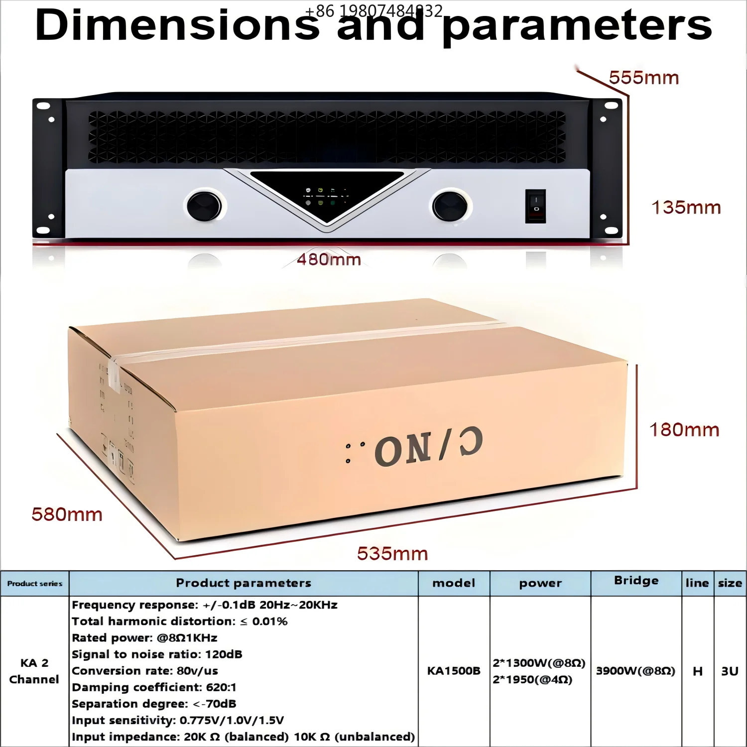 Aliexpress Professional 2 Channel Power Amplifier for Line Array Speakers Audio Sound Equipment