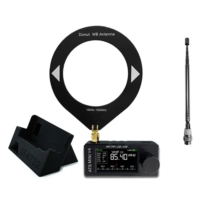 

Новинка: V4 ATS MINI SI4732 FM AM SSB LSB DSP-радиоприемник полного диапазона с USB, кронштейном и встроенным усилителем для наушников Hi-Z