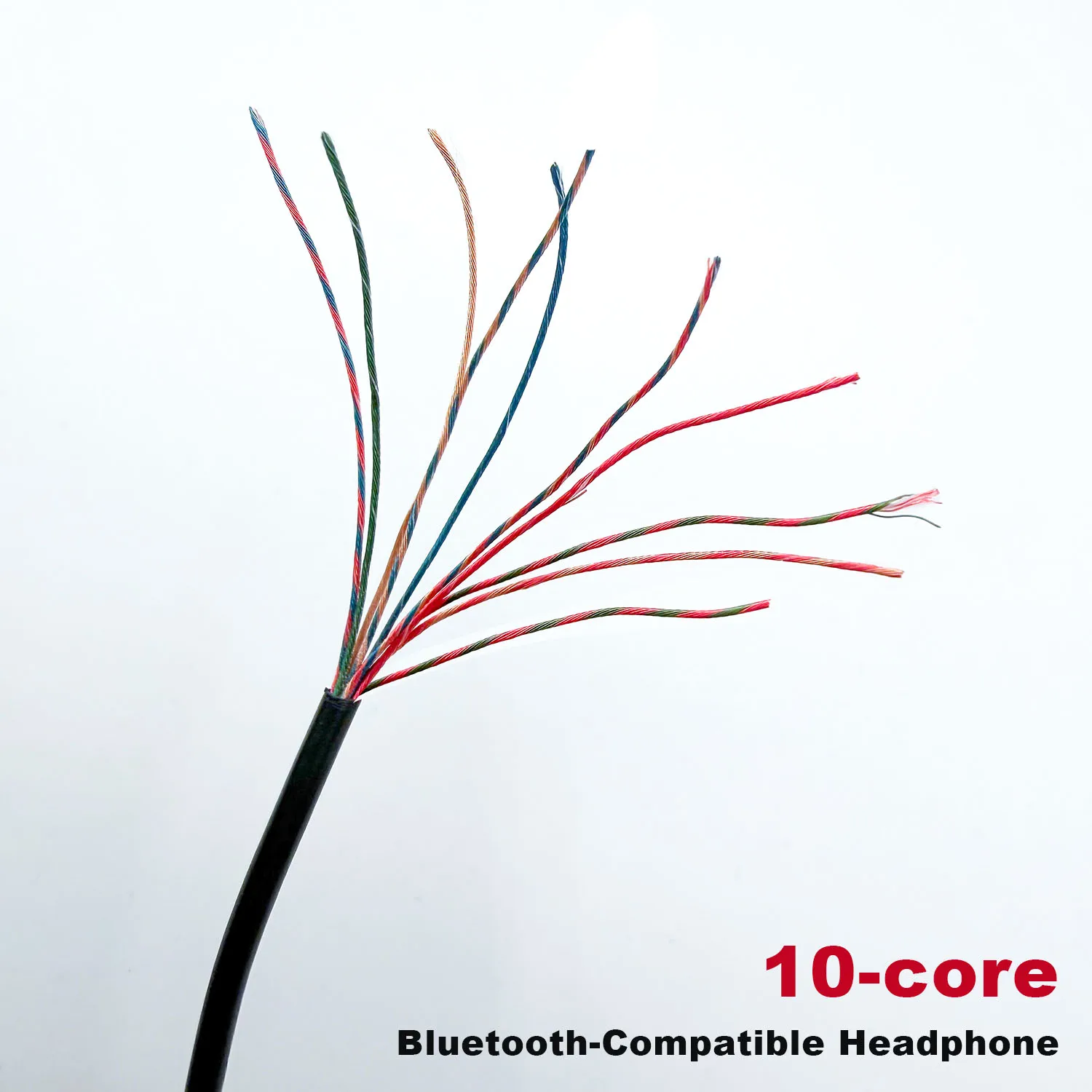 Replacement Bluetooth Headphone Repair Cable, 10-Core Soft PVC Enamelled Wire for E-Cigarettes