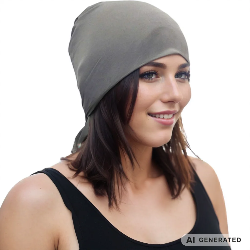 Silver Fiber Multi-function Hat EMF Shielding Head Cover Anti-radiation 4 Way Stretch Spandex Mask Antibacteria Bandana