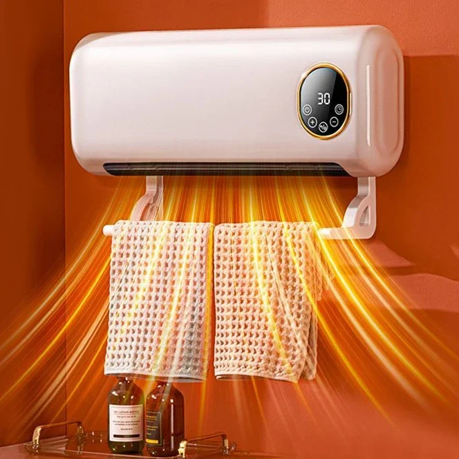 Wall Mounted Heater Household Power Saving Bathroom Heater Smart Waterproof Small Quick Heating mini heater