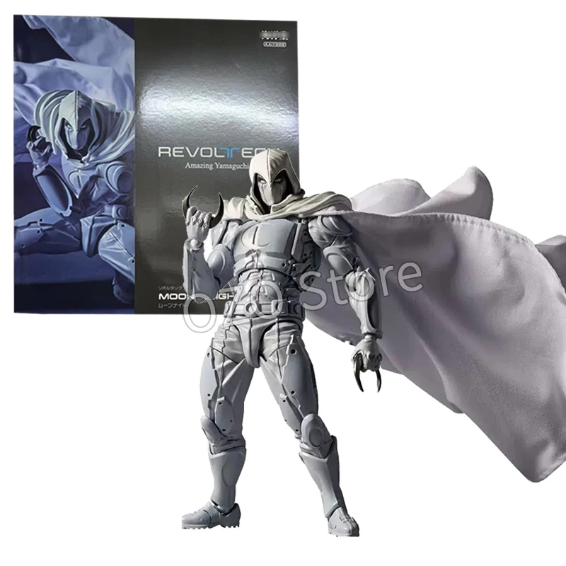 16cm Moon Knight Figure Revoltech AMAZING YAMAGUCHI Avengers  Marc Spector Action Figurine Collection Ornament Model Toys Gifts