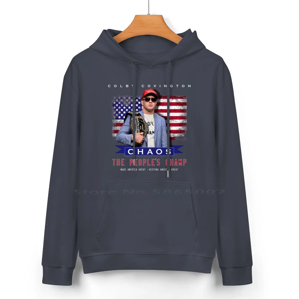 Colby Covington Pure Cotton Hoodie Sweater 24 Colors Colby Brock Covington Chaos Peoples Maga Make America Great Again Ultimate