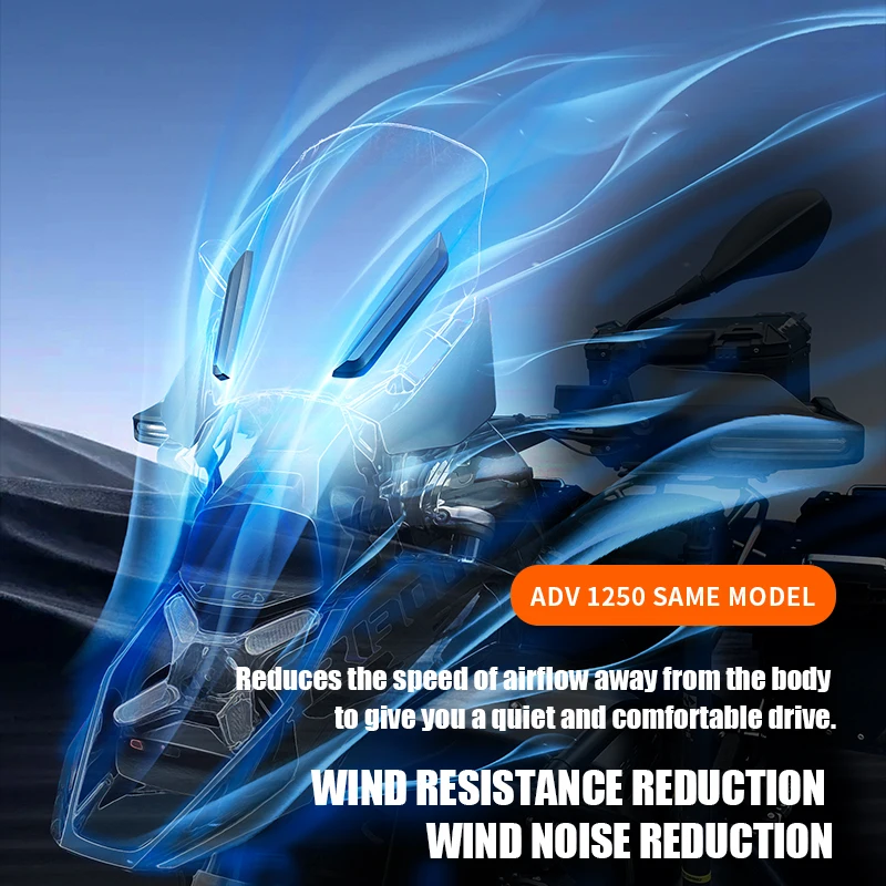 For taro rong250, Motorcycle Windshield Deflector,Spoiler Trim, Motorcycle Front Windshield and Accessories
