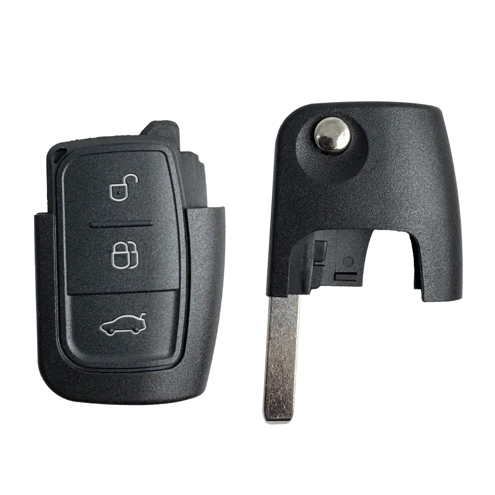 Flip Remote Car Key 4D63/4D60 Chip For Ford Fusion Focus Mondeo Fiesta Galaxy 433MHz F021 HU101 Blade