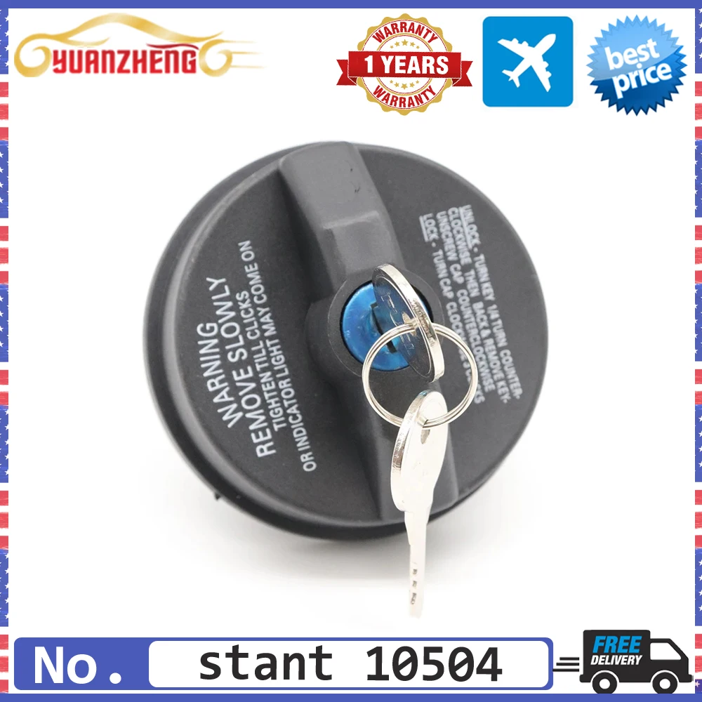 NEW Regular Locking Fuel Gas Tank Filler Cap with Keys Covers stant 10504 for Toyota Honda CR-V Nissan Chevrolet Express Lexus