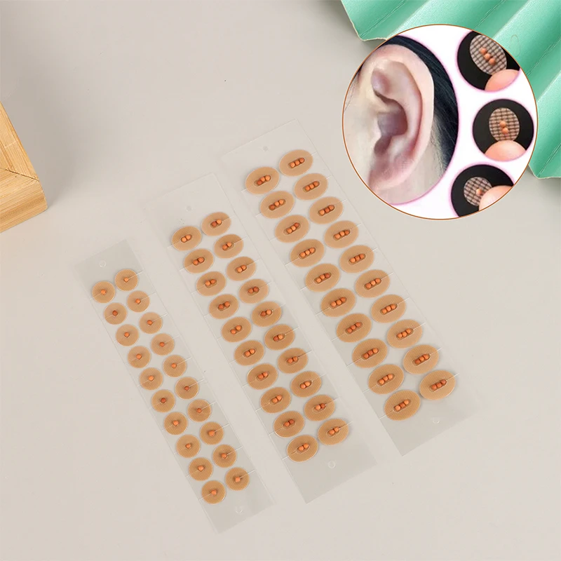 100pcs האוזן טיפול זרעים דיקור אוזניים חד פעמיות מדבקות טיפול עיסוי טיפול מחט auriculotherapy