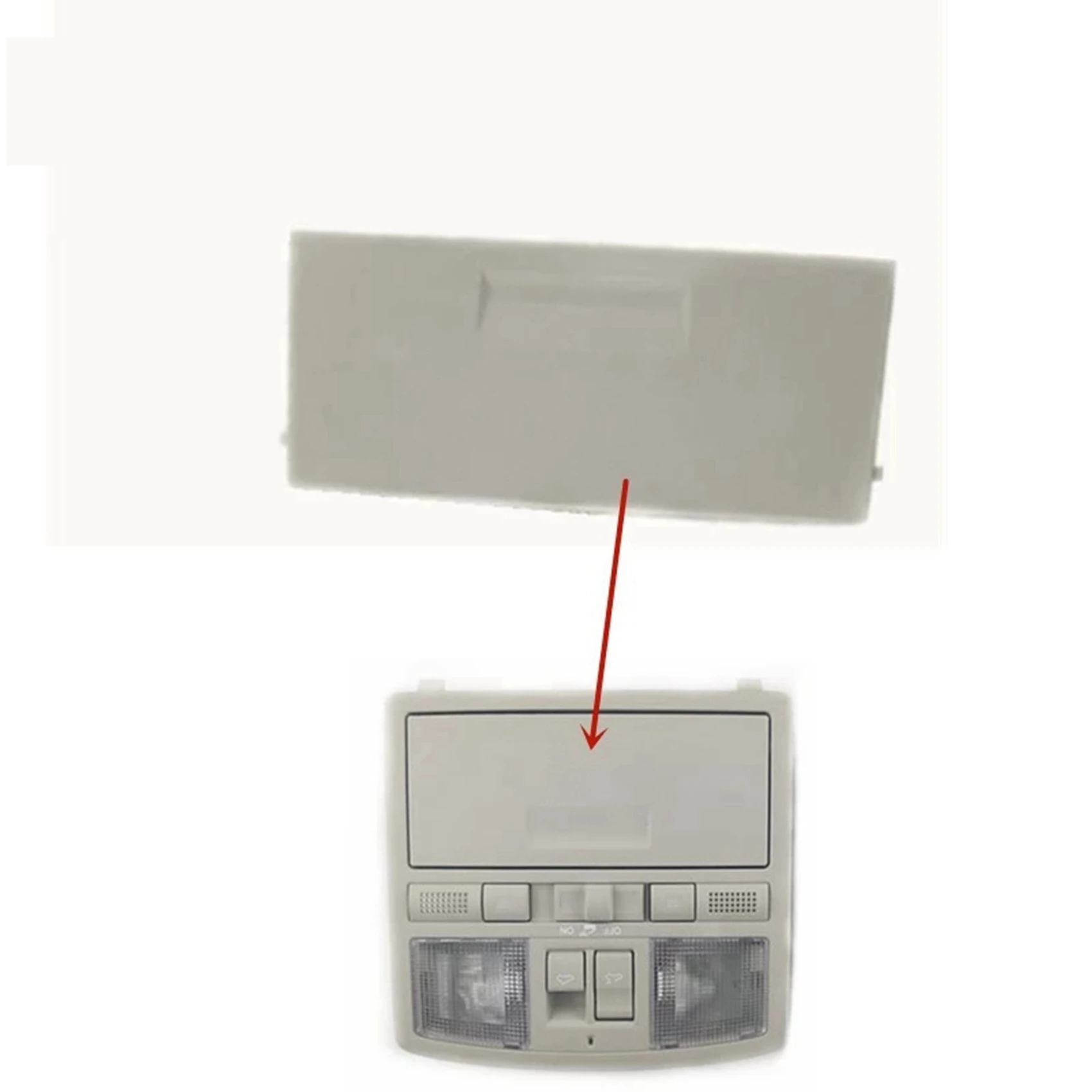 Car Interior Overhead Reading Lamp Light Glasses Case for Mazda 6 GH 2007-2012