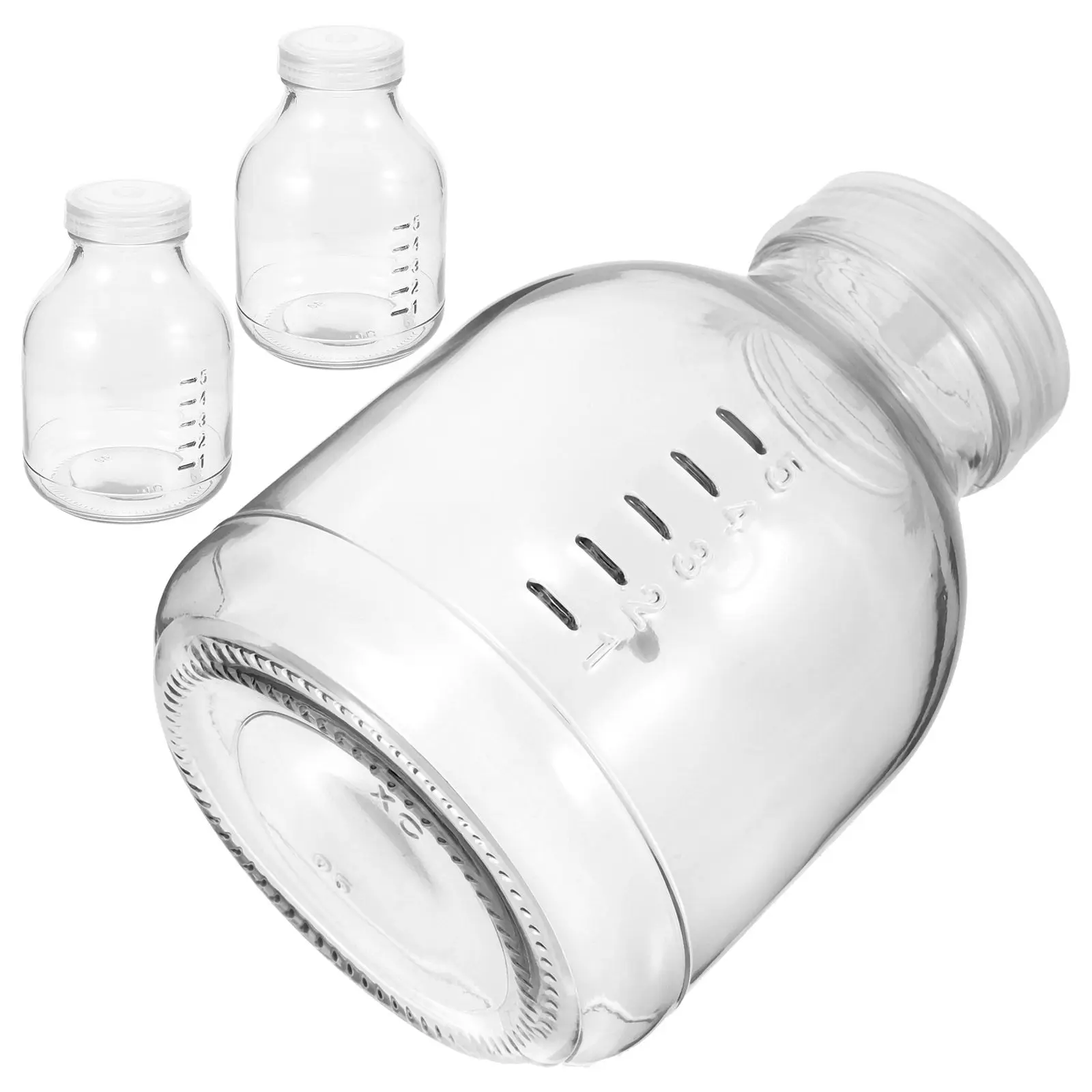 

Набор из 3-х бутылок для выращивания грибов, контейнеры для растений с дышащими крышками для быстрого роста корней, домашняя рассадница, банка для выращивания растений