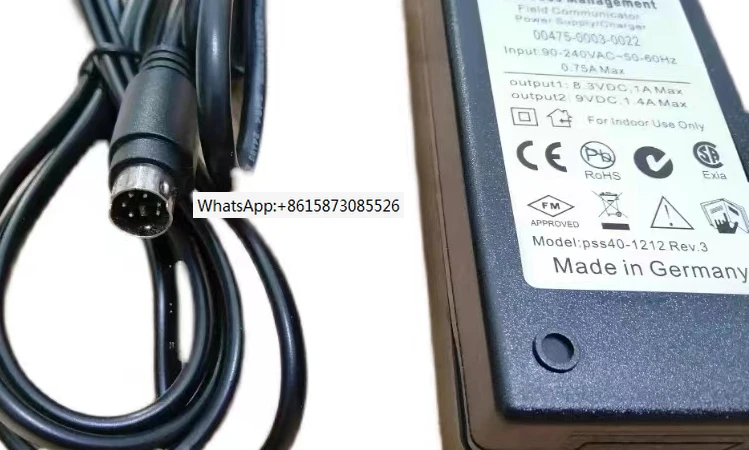 

1 Piece Free Shipping New HART475 Handheld Communicator Charger 00475-0003-0022 Power Cord 00475 0003 0022