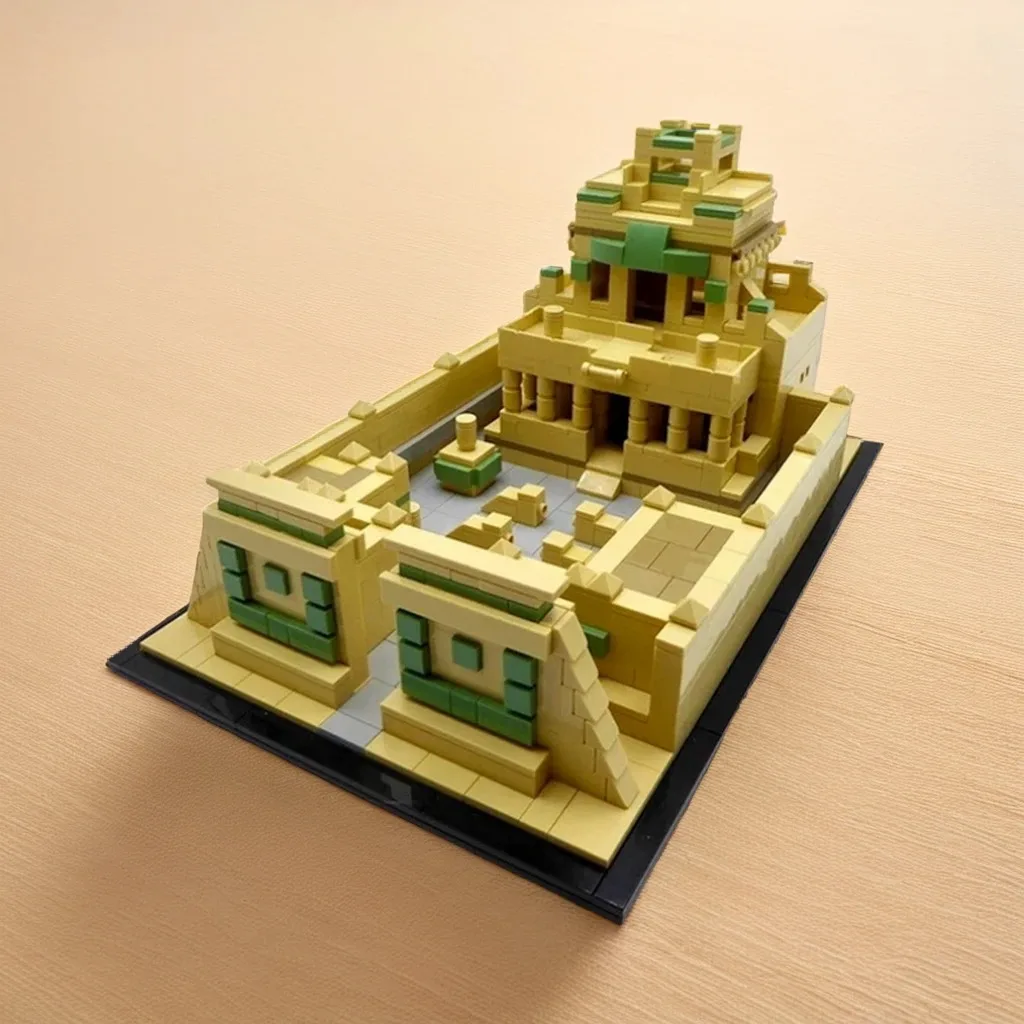 

1047 Pcs Temple of JB Ancient Sacred Shrine Custom MOC Creation Building BlocksToys Gift