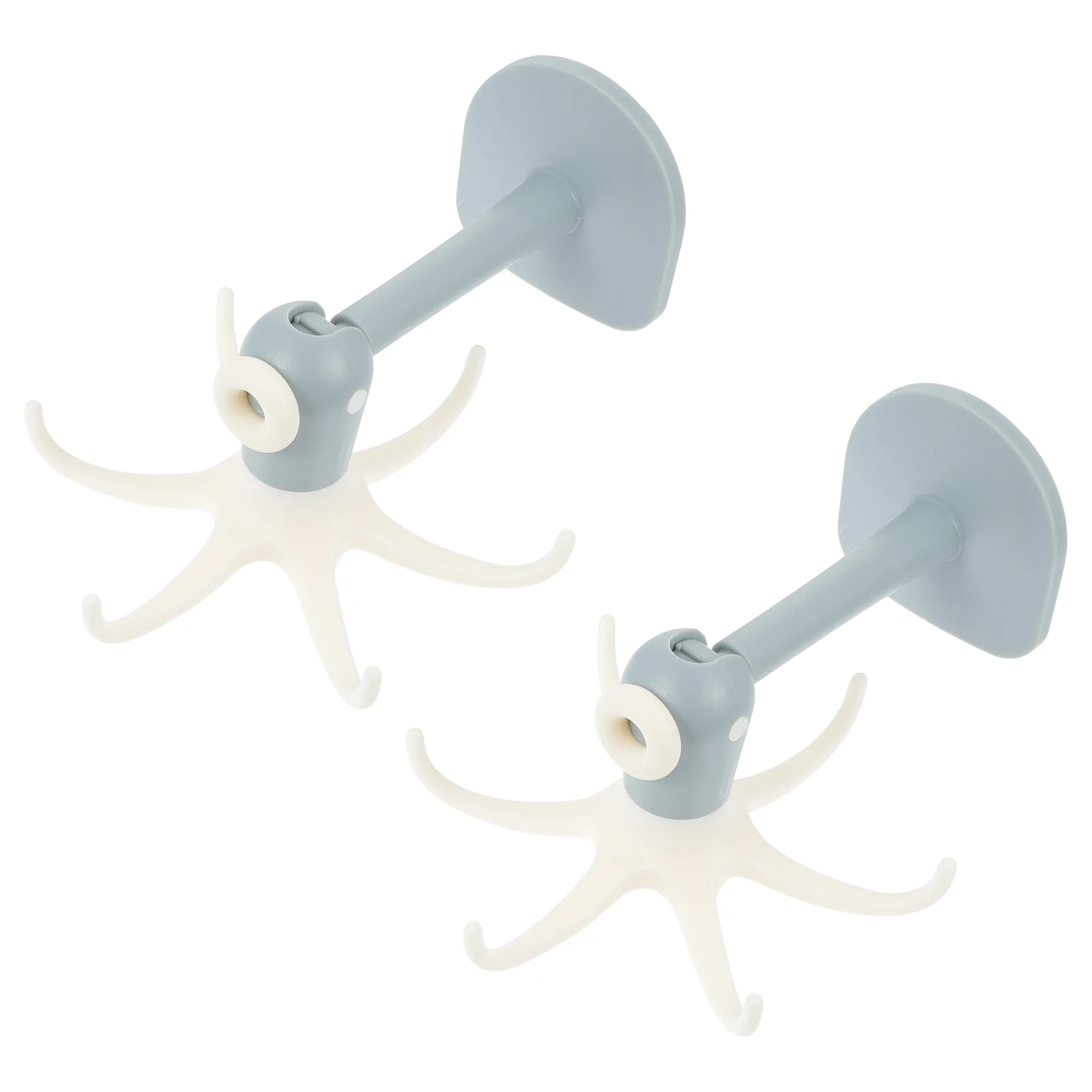 

2pcs Wall Claws Hooks Load Wall Coat Hooks Bearing 360 Rotating Folding Hook Storage Hook Rack for Kitchen Bathroom