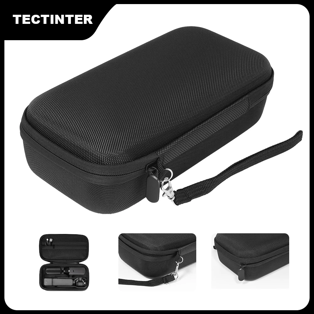Estojo Protetor para DJI Osmo Pocket 3/4/Xtra Muse, Bolsa de Transporte à Prova d'Água, Caixa de Armazenamento Rígida para Acessórios de Câmera