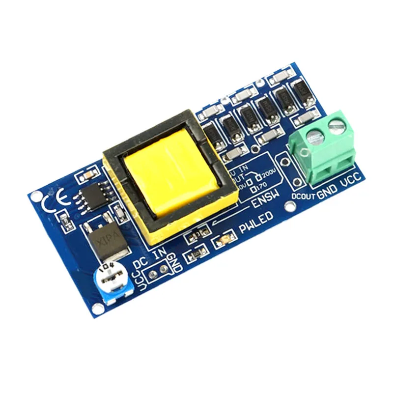 5W Adjustable DC-DC Boost Converter Module, 5V-12V to 280V300V900V1000V1200V High Voltage Capacitor Charging Boost Module