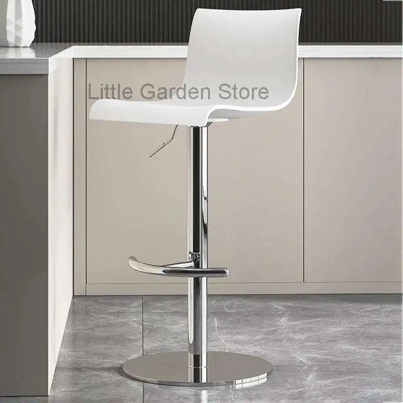 

Reception Highchairs Bar Stools Kitchen Dining Adjustable Modern Bar Stool White Swivel Taburetes Altos Cocina Home Furniture