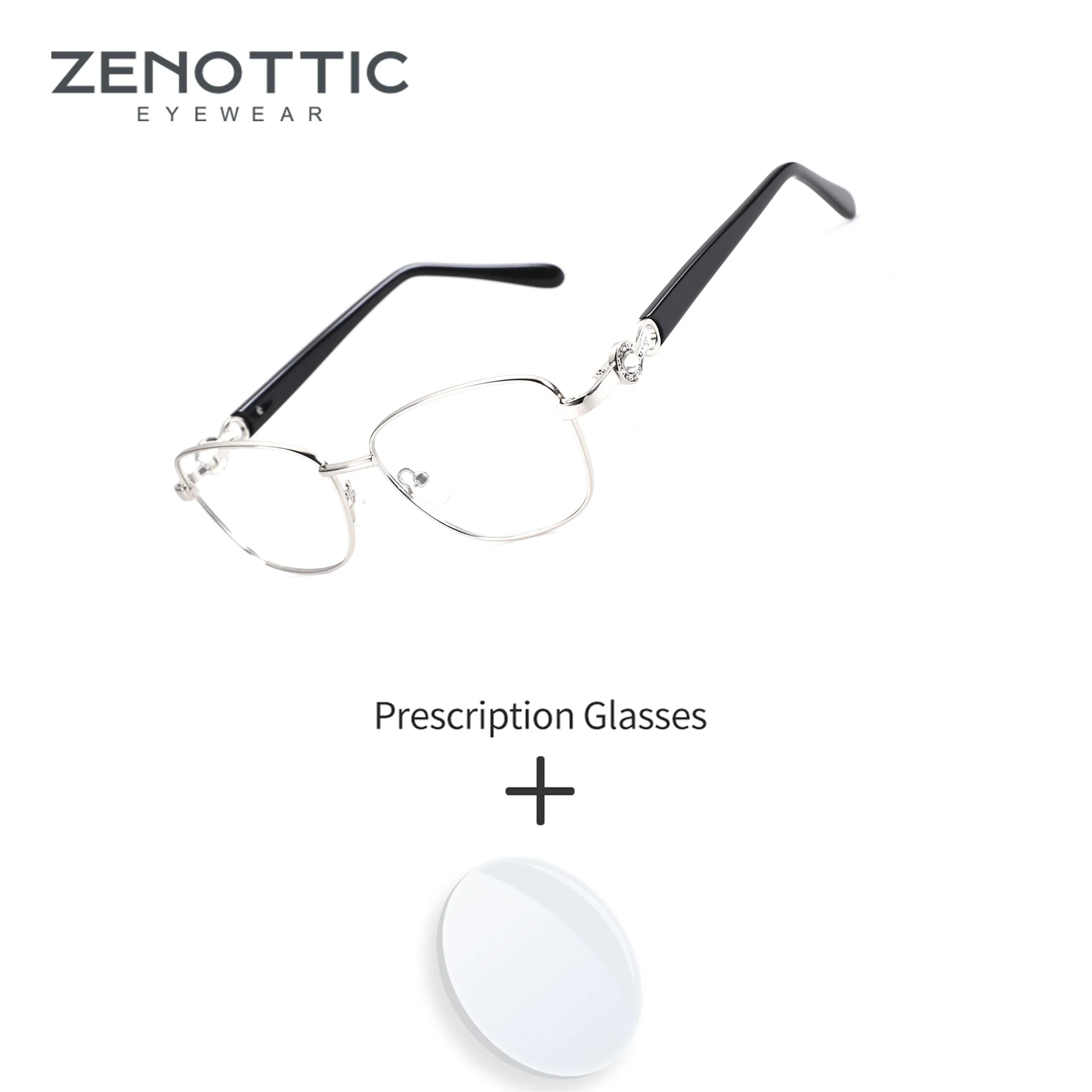 zenottic-sサイズ-バタフライ型-メタルフレーム-女性用-度付きメガネ-フォトクロミックレンズ-ブルーライトカット-アウトドア用メガネ