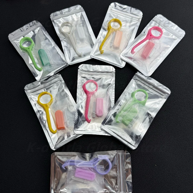 48 Sets Aligner Chewies Dental Silicone Teeth Stick Bite Orthodontic Invisable Braces Aligners Chew Oral Hygiene Removal Hook