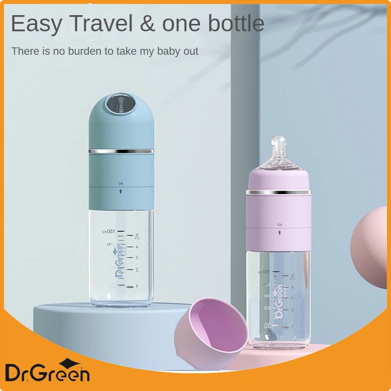 

Dr.Green 4S Wide Mouth Bottle Newborn Baby Bottle PPSU 180mL/240mL Sealed isolation Fast milk filling Removable/Washable Bottles