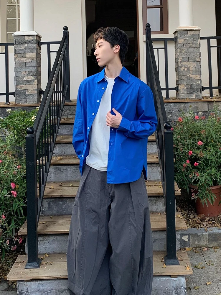 

Мужская осенне-зимняя куртка Klein Blue American Style с длинными рукавами, повседневная, многослойная, премиум-класса