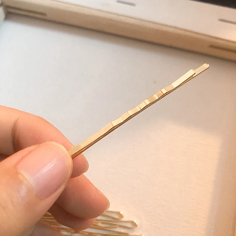 10ชิ้น/เซ็ต U รูปทรงผม Pins,golden Bun Hairpins จัดแต่งทรงผมคลิปผมโลหะผม Pins สำหรับสาวและผม5.5ซม.