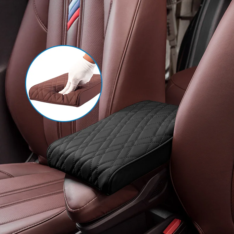 Memory Foam Armrest Box Cover Protective Anti-scratch Pad Car Accessories For BMW X1