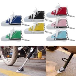 1Pc Creative Tripod Cover for Motorcycle Bicycle Side Shoe Shape Foot Support Electric Bike Tripod Decor Mini Shoes Key Chain