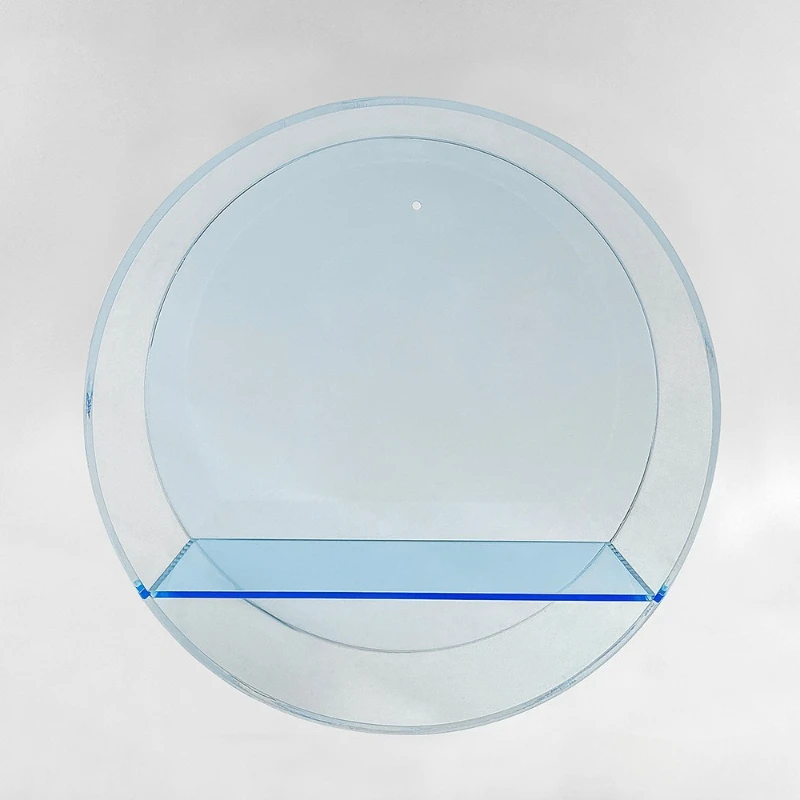 

Display box ins living room entrance tide play figure storage box round wall hanging transparent acrylic display box