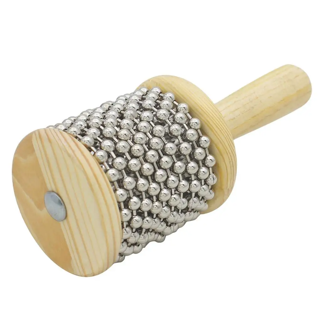 

Hand Shaker Wooden Cabasa Latin Percussion Instrument Manual Instrument Percussion Rattle for Music Therapy and Band Use