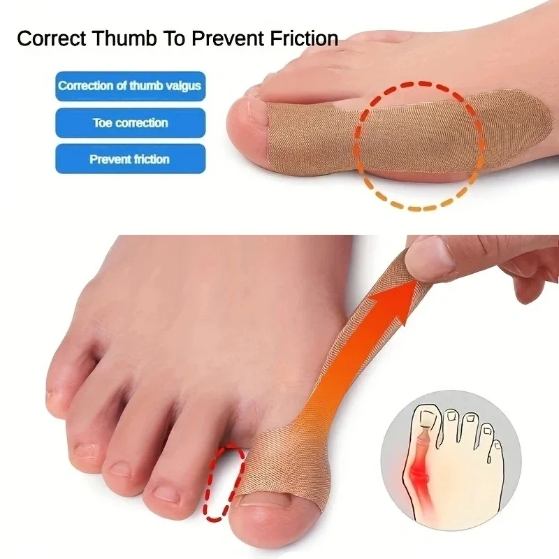 10/20 buah Patch koreksi Hallux Valgus jari Pelindung jari besar Orthotics stiker pereda nyeri tangan korektor kaki