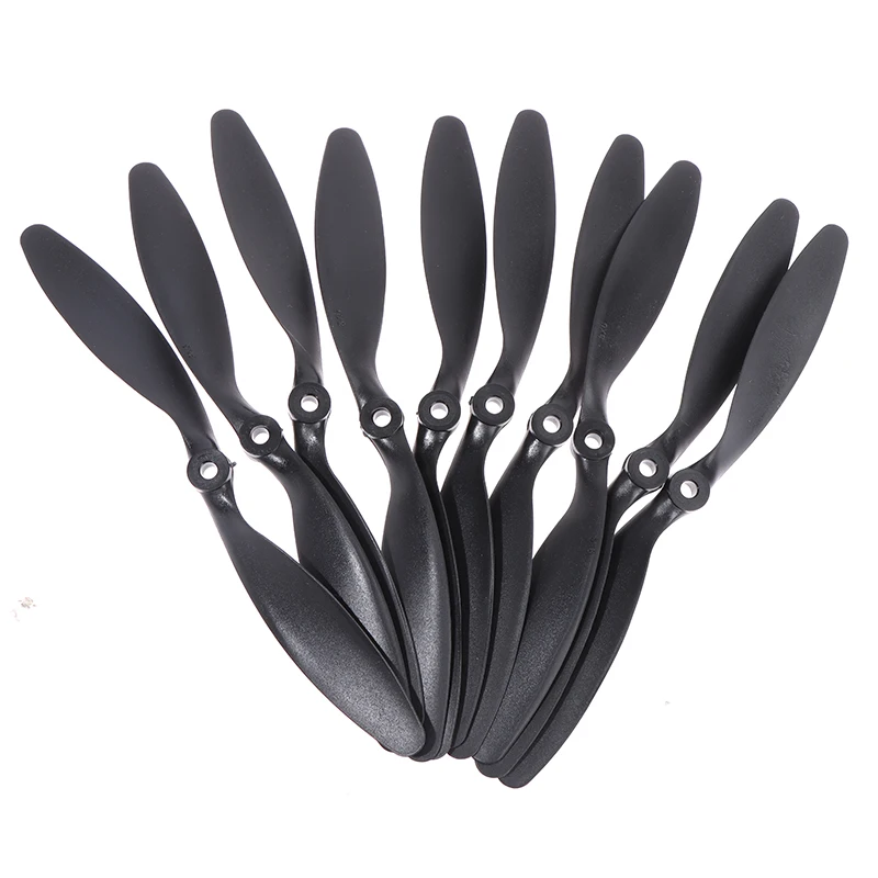 10Pcs/lot 8060 Propellers Glass Fiber & Nylon Props For RC Airplane Quadcopter Perfect 8x6 RC Airplane Propellers Blades