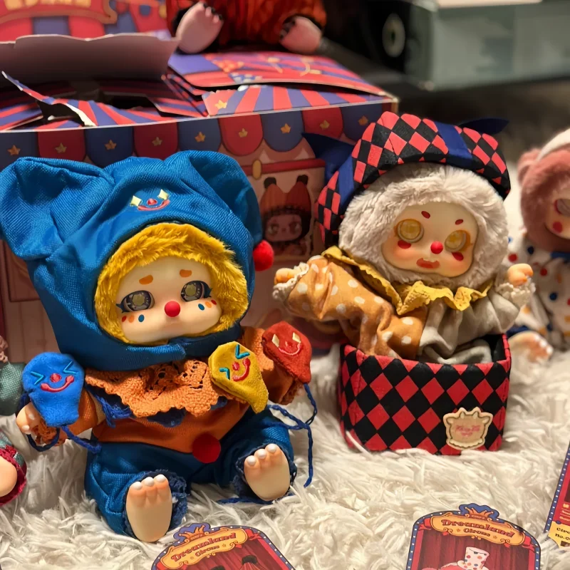 Véritable Cino Dreamland cirque série boîte aveugle mignon Action Anime Figure modèle boîte mystère concepteur poupée fille cadeau d'anniversaire jouet