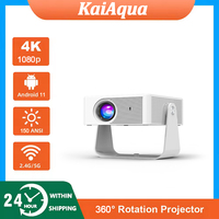New X3 Mini Projector Portable Projector Wifi Smart 1280 720P Full HD Office Home Theater Video Mini Projector Mobile Projection