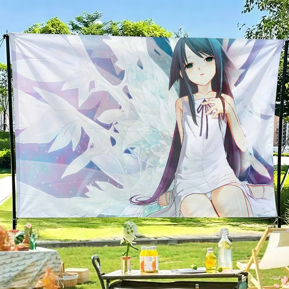 Game The Song of S-Saya no Uta flag Tapestry Room Decoration Wall Tapestry Hanging Aesthetic Bedrooms Advertising Banner