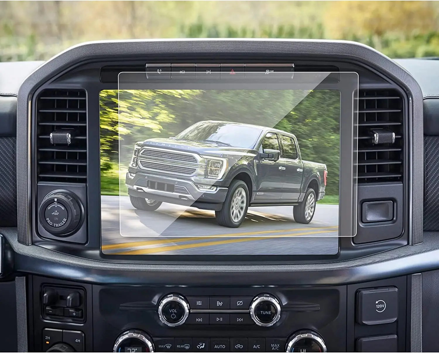 For 2021 2022 2023 Ford F150 F 150 Car Navigation Display Screen Infotainment Center Touch Clear Tempered Glass Protective Film