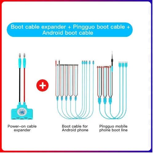 MaAnt KJ-01 02 03 Boot Cable Power on Extender for Android iPhone 6 - 14 Pro Max iPhone DC Power Boot Cable Repair Hand Tools