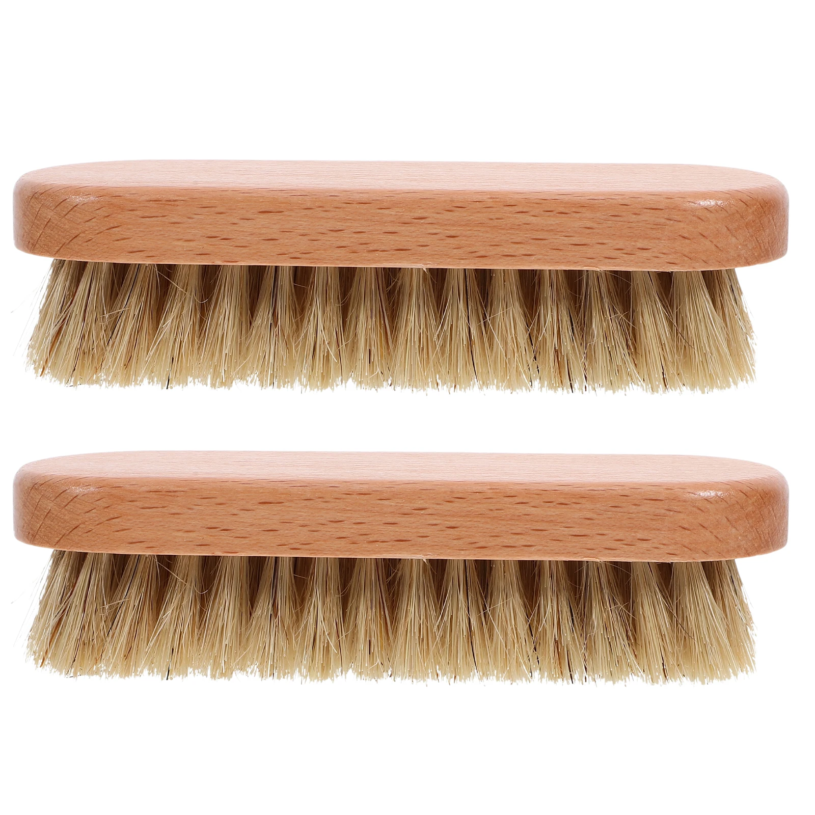 

2 Pcs Cleaning Brush Shoe Polish Bristle Brushes Shoes Boot Kitchen Dust Remover Scrubber Tool