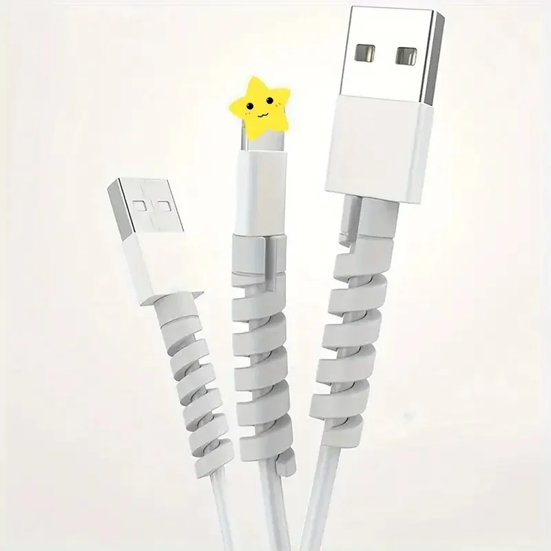 مجموعة حافظة واقية لكابل بيانات الشاحن الحلزوني مكونة من 12 قطعة #3