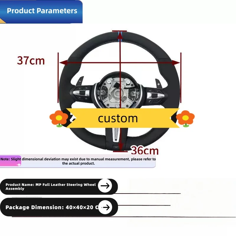 Microsued M Sport Volant Lekrad Steering Wheel For BMW F10 F11 F20 F21 F22 F25 F30 F31 F32 F33 F34 F36 F01 F06 F07 F12 F13 M3 M5
