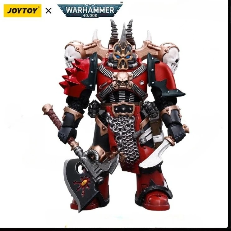 【Disponibile】Originale JOYTOY WARHAMMER 40K Caos Space MarinesRed Corsairs Campionato esaltato Gator The Blade 1/18 Action Figure