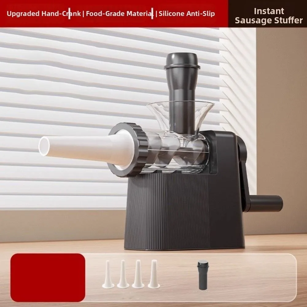 

С 4-трубными блоками, ручная колбасная начинка, самодельная колбасная машина большой емкости, эффективная пластиковая мясорубка, наполнитель