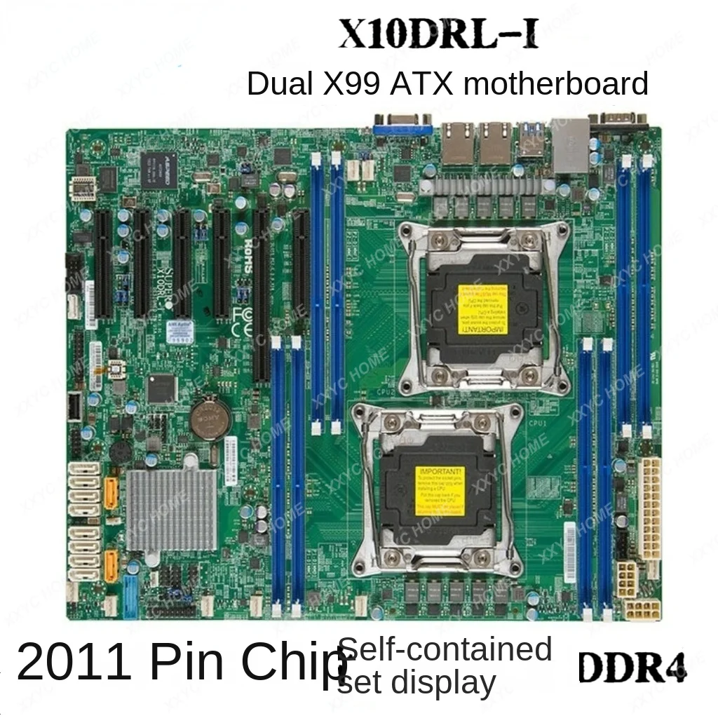 Dual-Channel X99 Motherboard X10DRL-I X10dri E5 V3v4 Household Mute E-ATX Assembly Board