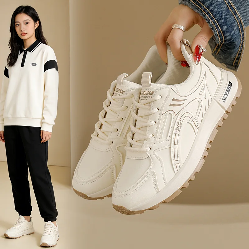 

2026 Women's Spring Leisure Sports Shoes Versatile Board Street Photography Outdoor Running Shoes Comfortable Spring Summer Autu