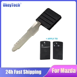 OkeyTech Remote Car Key Blade For Mazda 2 3 5 Premacy Miata 6 8 RX8 MX5 M8 CX-7 CX-9 Verisa MPV