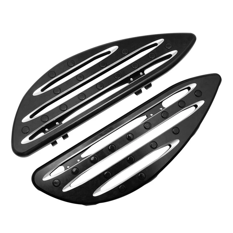 Driver Stretched Floorboards Foot Boards For  Touring Softail Dyna Fatboy Replacement Accessories